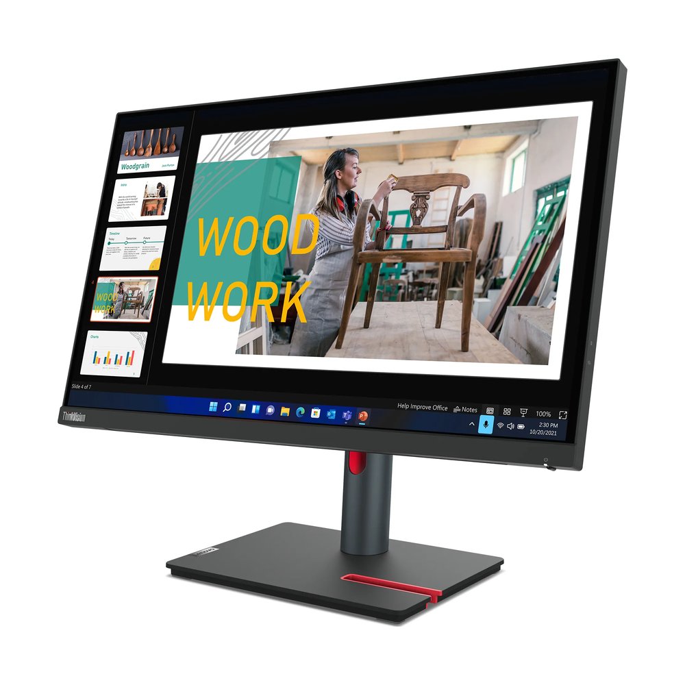 Lenovo P24q-30 24-Inch QHD Monitor with Frameless Design & 75Hz