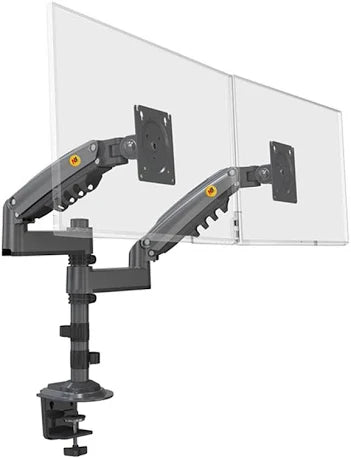 Monitor Arm H180 DUAL North Bayou NB  – 17–27" Screens, 9kg Per Arm, Full Motion, 2026 Version