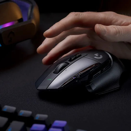 Logitech G502 X LIGHTSPEED Wireless Gaming Mouse – HERO 44K, 44,000 DPI, LIGHTFORCE Switches, 13 Programmable Controls