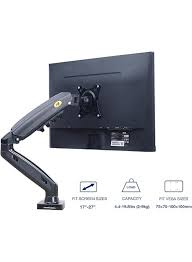 Monitor stand F80 Professional Gas Spring – 17–30" Monitors, 9kg Capacity, Full Motion, Charcoal