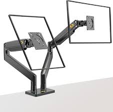 Monitor Stand Dual G35 North Bayou NB – Gas Spring Arms, 22–32" Screens, Up to 12kg Per Arm, Full Motion