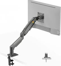 Monitor stand F80 Professional Gas Spring – 17–30" Monitors, 9kg Capacity, Full Motion, Charcoal