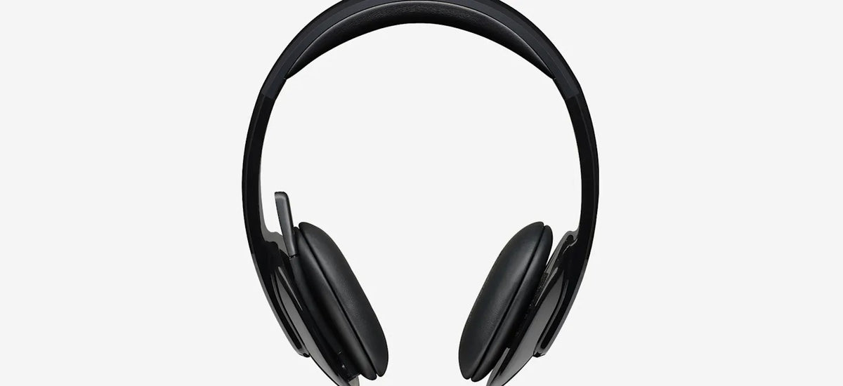 Logitech H540 USB Computer Headset – Digital Stereo Sound, Noise-Canceling Microphone, On-Ear Controls