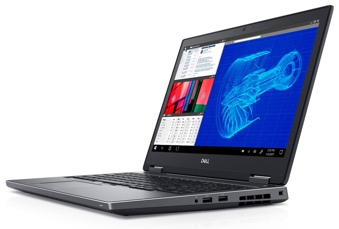 Dell Precision 7530 Mobile Workstation – Intel Core i7-8750H, 16GB DDR4 RAM, 512GB SSD, NVIDIA Quadro P1000 4GB, 15.6" FHD