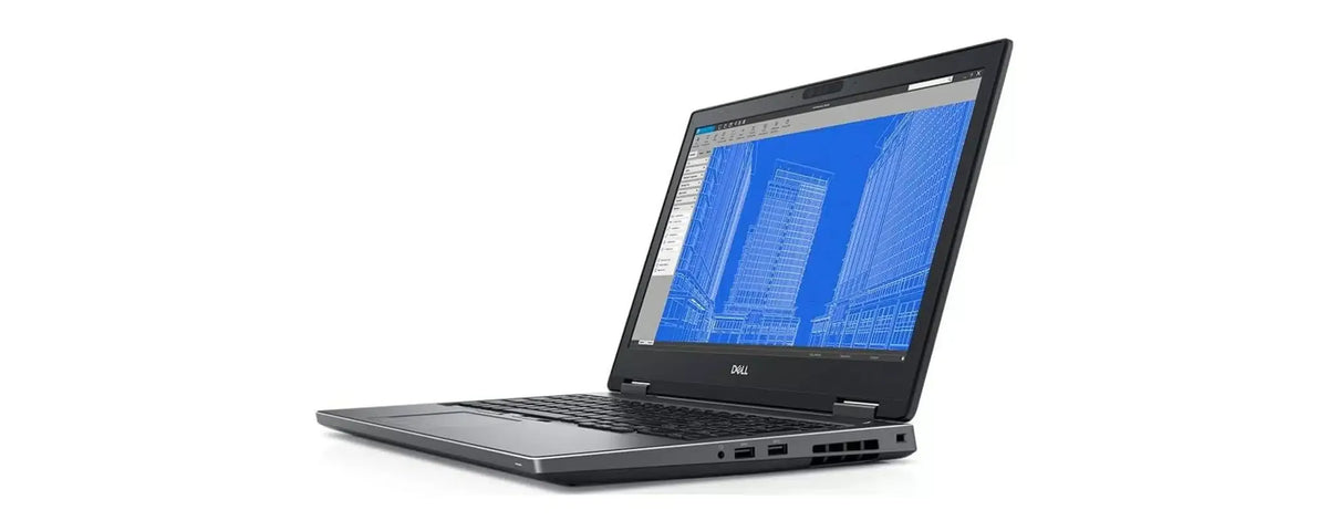 Dell Precision 7530 Workstation Laptop – Intel Core i7-8750H, 16GB DDR4 RAM, 512GB NVMe SSD, 15.6" FHD, NVIDIA Quadro P1000 4GB