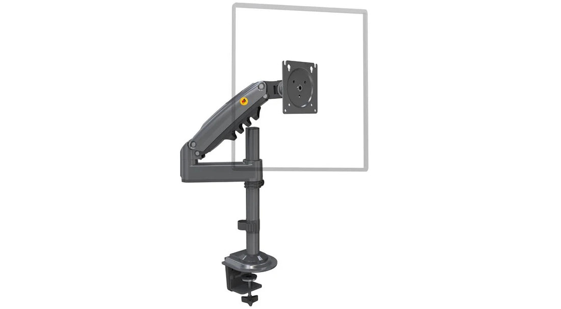 NB H100 Monitor Arm – Gas Spring, 22–35" Screens, Up to 12kg, Full Motion, Black
