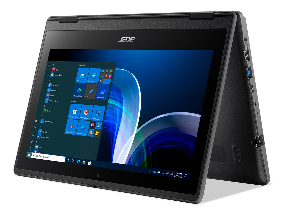 Acer TravelMate Spin B3 TMB311RN-32 2-in-1 Laptop – Intel Pentium Silver N6000, 8GB RAM DDR4, 256GB NVMe SSD, 11.6" FHD Touchscreen