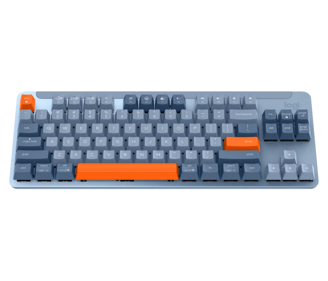 Logitech Signature K855 Wireless Mechanical Keyboard – Tenkeyless, Red Linear Switches, Bluetooth & Logi Bolt, Open Box