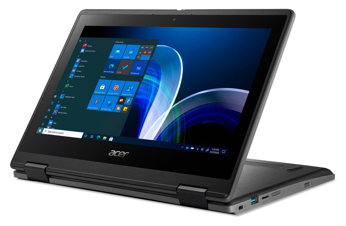 Acer TravelMate Spin B3 TMB311RN-32 2-in-1 Laptop – Intel Pentium Silver N6000, 8GB RAM DDR4, 256GB NVMe SSD, 11.6" FHD Touchscreen