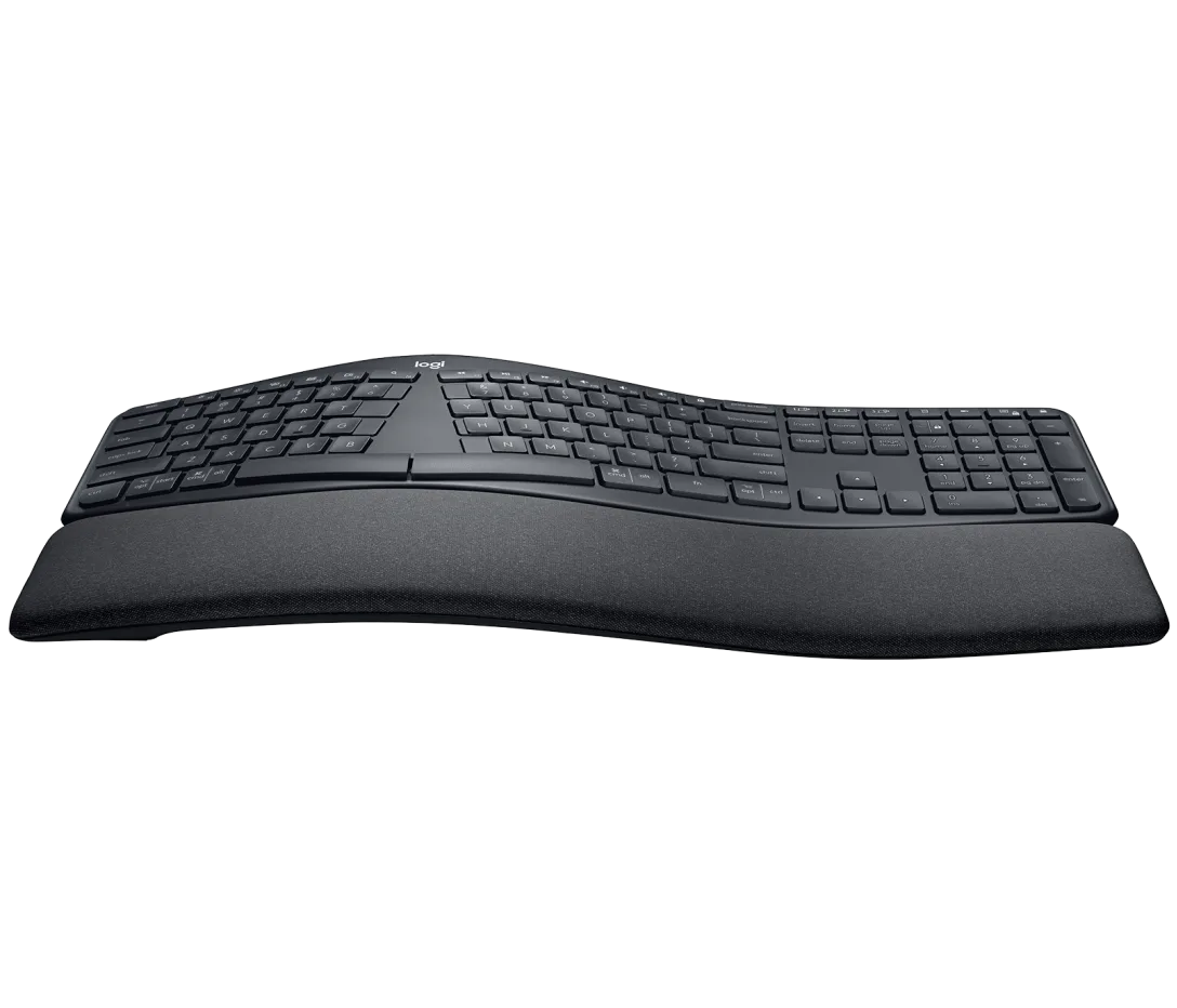 Logitech ERGO K860 Split Ergonomic Wireless Keyboard – Bluetooth, USB Receiver, Used – Grade A