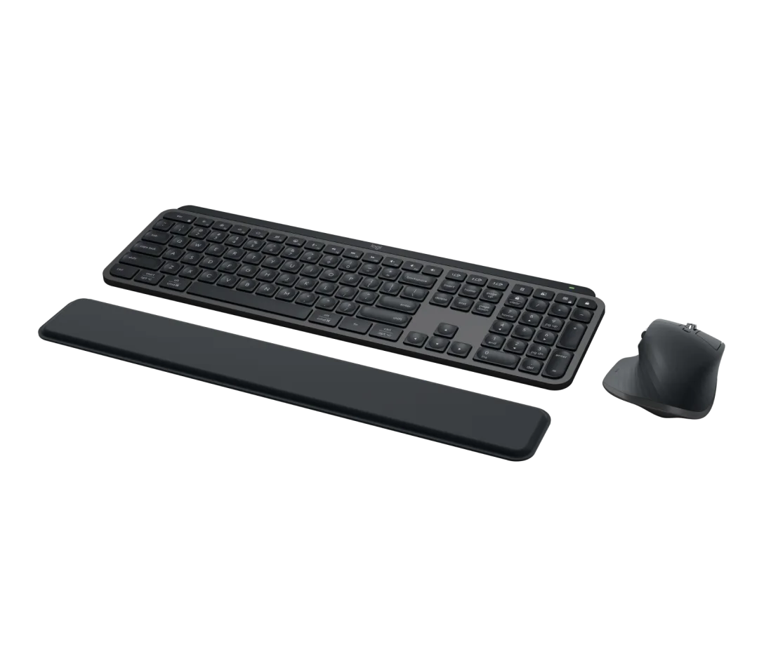 Logitech MX Keys S Combo – Wireless Keyboard & Mouse, Darkfield High Precision, Bluetooth & Logi Bolt