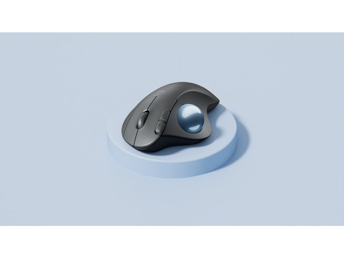 Logitech ERGO M575 Wireless Trackball Mouse – Bluetooth 5.1, Thumb Control, 18-Month Battery