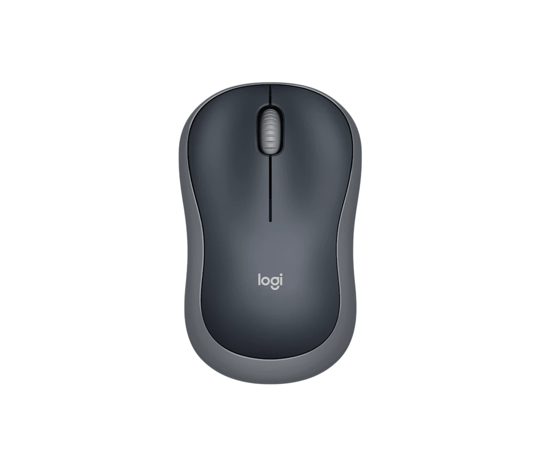 Logitech M185 Wireless Mouse – 2.4GHz Wireless, 1000 DPI Optical Tracking, 3 Buttons, 12-Month Battery