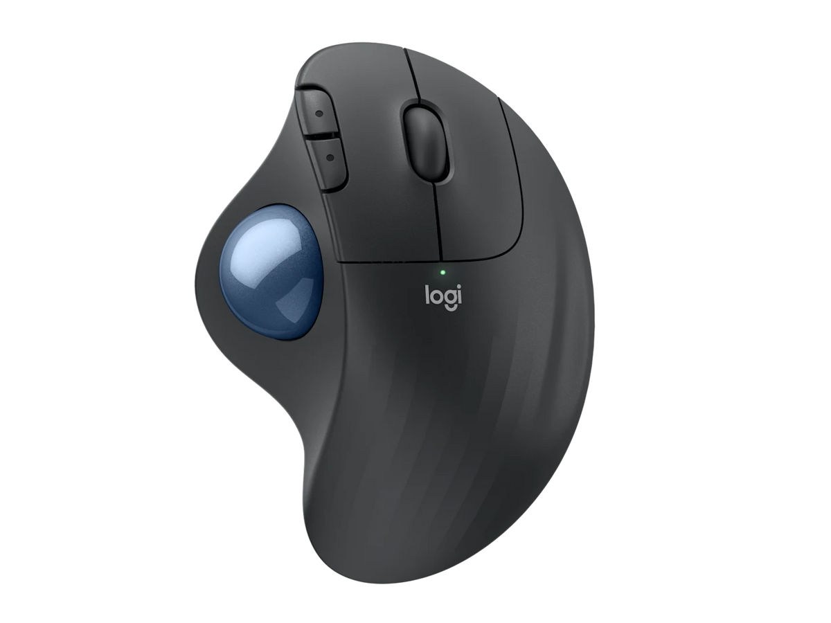 Logitech ERGO M575 Wireless Trackball Mouse – Bluetooth 5.1, Thumb Control, 18-Month Battery