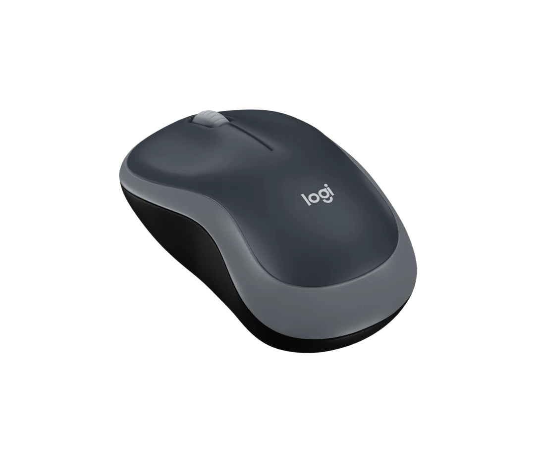 Logitech M185 Wireless Mouse – 2.4GHz Wireless, 1000 DPI Optical Tracking, 3 Buttons, 12-Month Battery