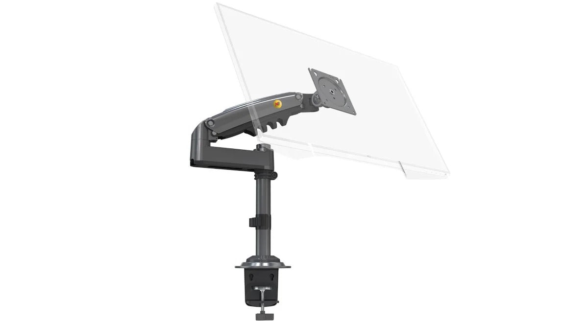 NB H100 Monitor Arm – Gas Spring, 22–35" Screens, Up to 12kg, Full Motion, Black