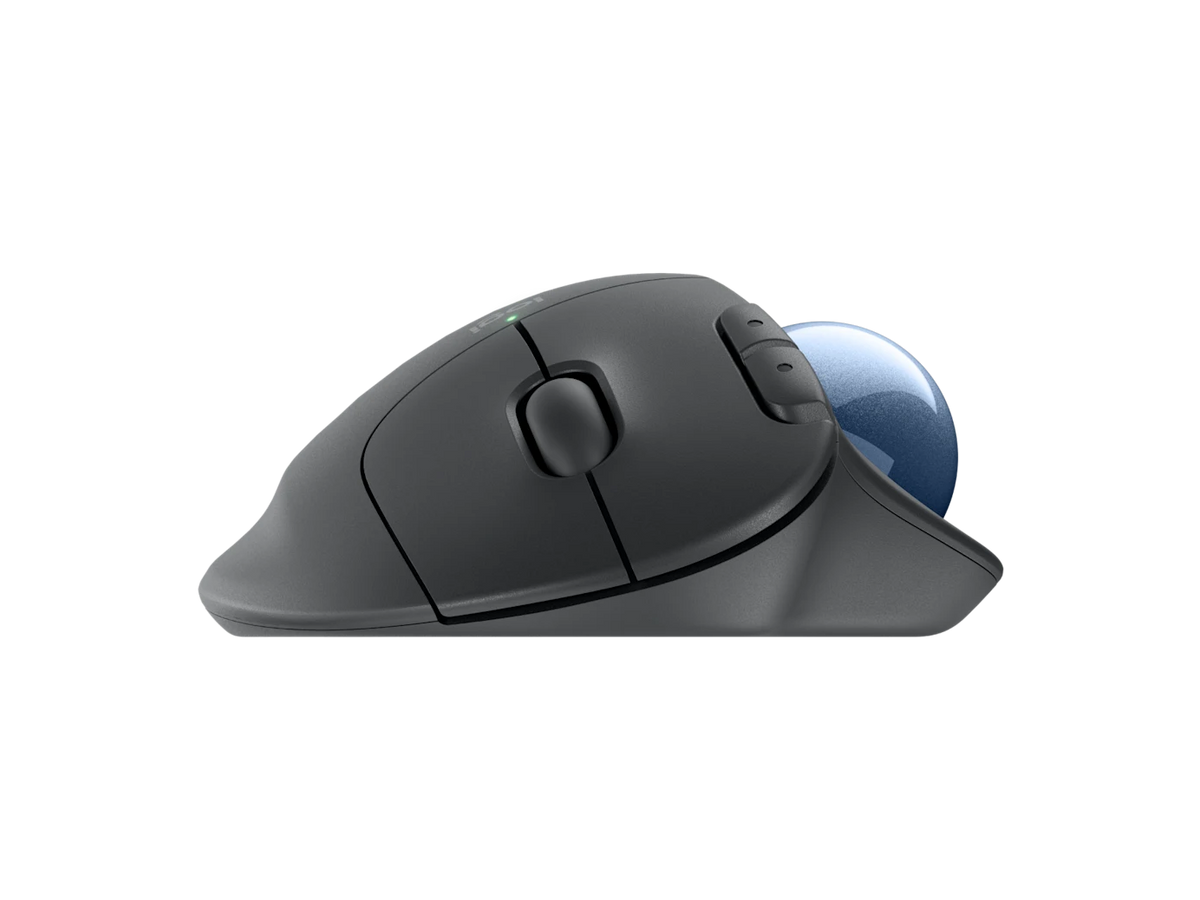 Logitech ERGO M575 Wireless Trackball Mouse – Bluetooth 5.1, Thumb Control, 18-Month Battery