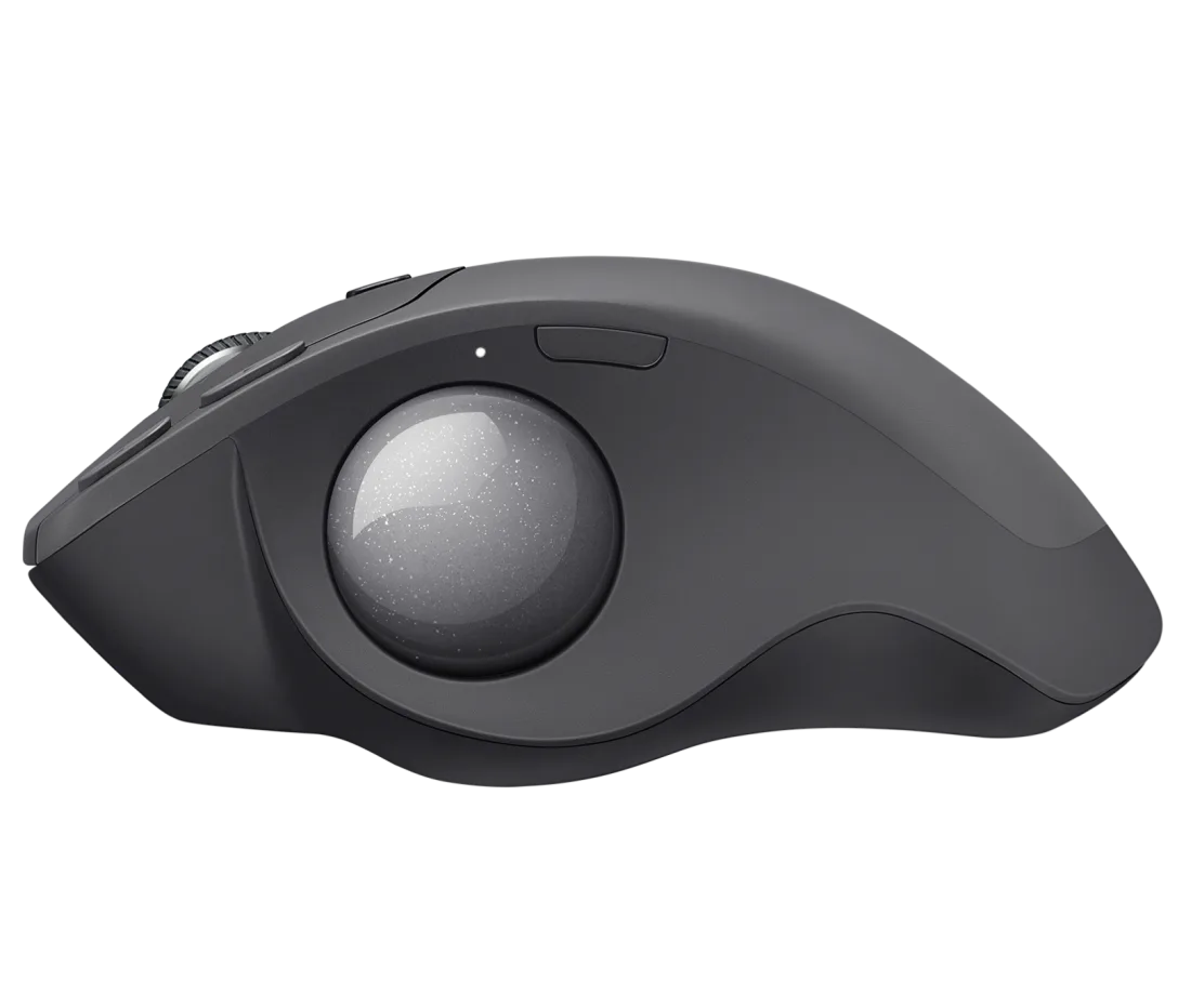 Logitech MX ERGO Advanced Wireless Trackball Mouse – 20° Tilt, 8 Buttons, 4-Month Battery, Open Box