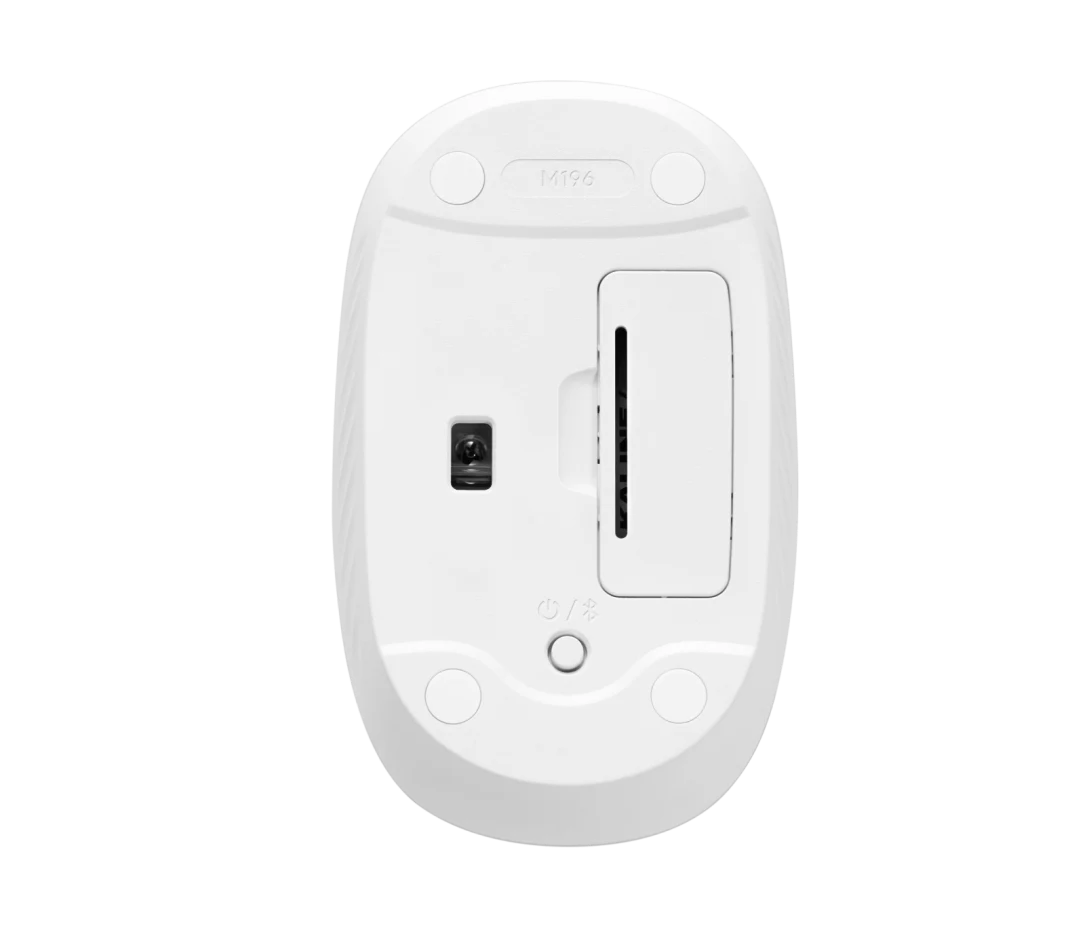Logitech M196 Bluetooth Mouse – 1000 DPI Optical Tracking, 2D Mechanical Scroll Wheel, 12-Month Battery