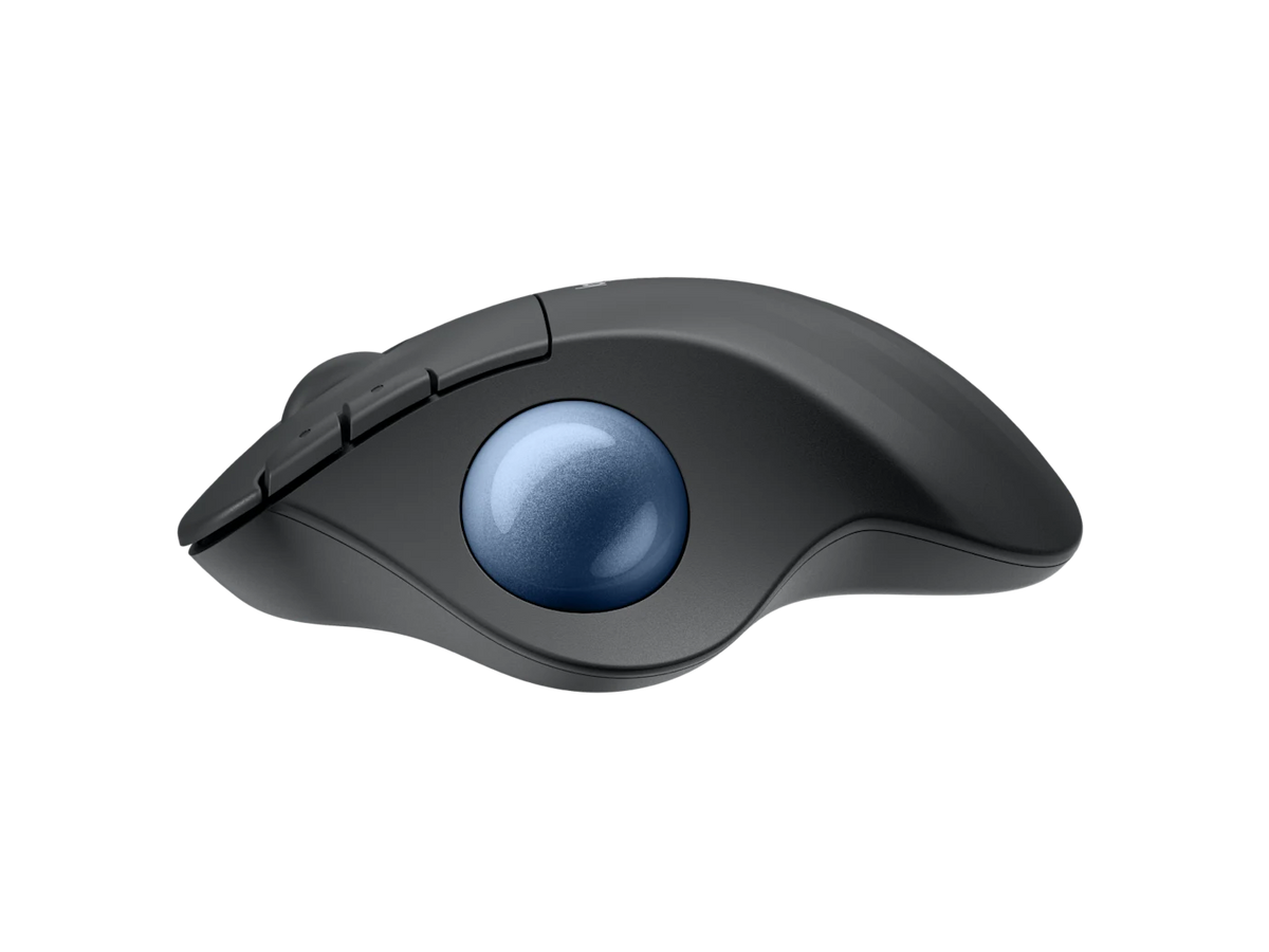 Logitech ERGO M575 Wireless Trackball Mouse – Bluetooth 5.1, Thumb Control, 18-Month Battery