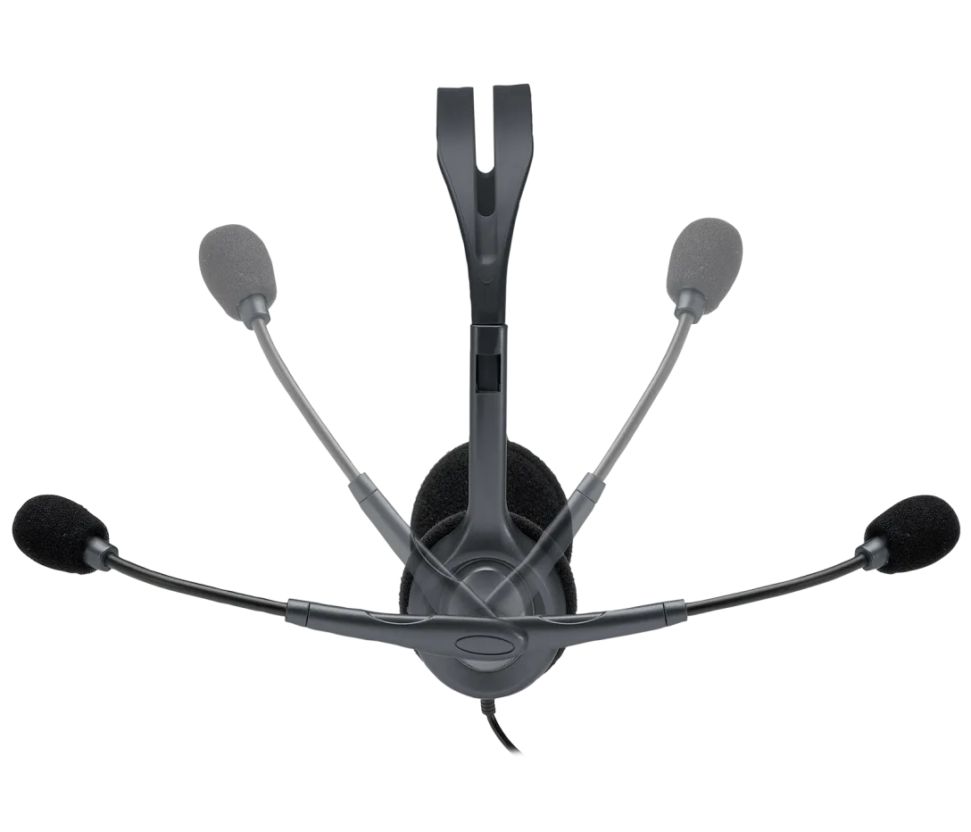 Logitech H111 Stereo Headset – 3.5mm Audio Jack, Unidirectional Microphone, Stereo Sound