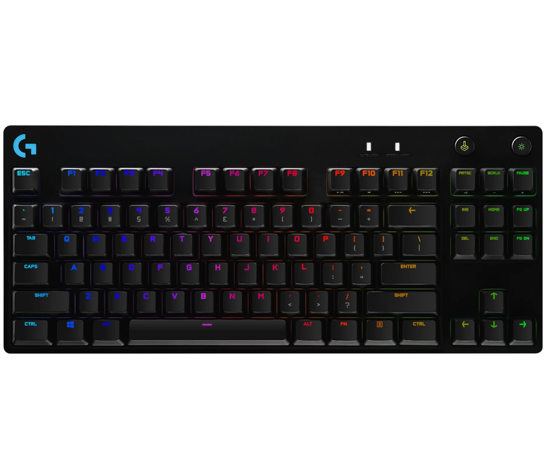 Logitech G PRO X Wired Gaming Keyboard – GX Mechanical Switches, Tournament-Grade Design, Like New