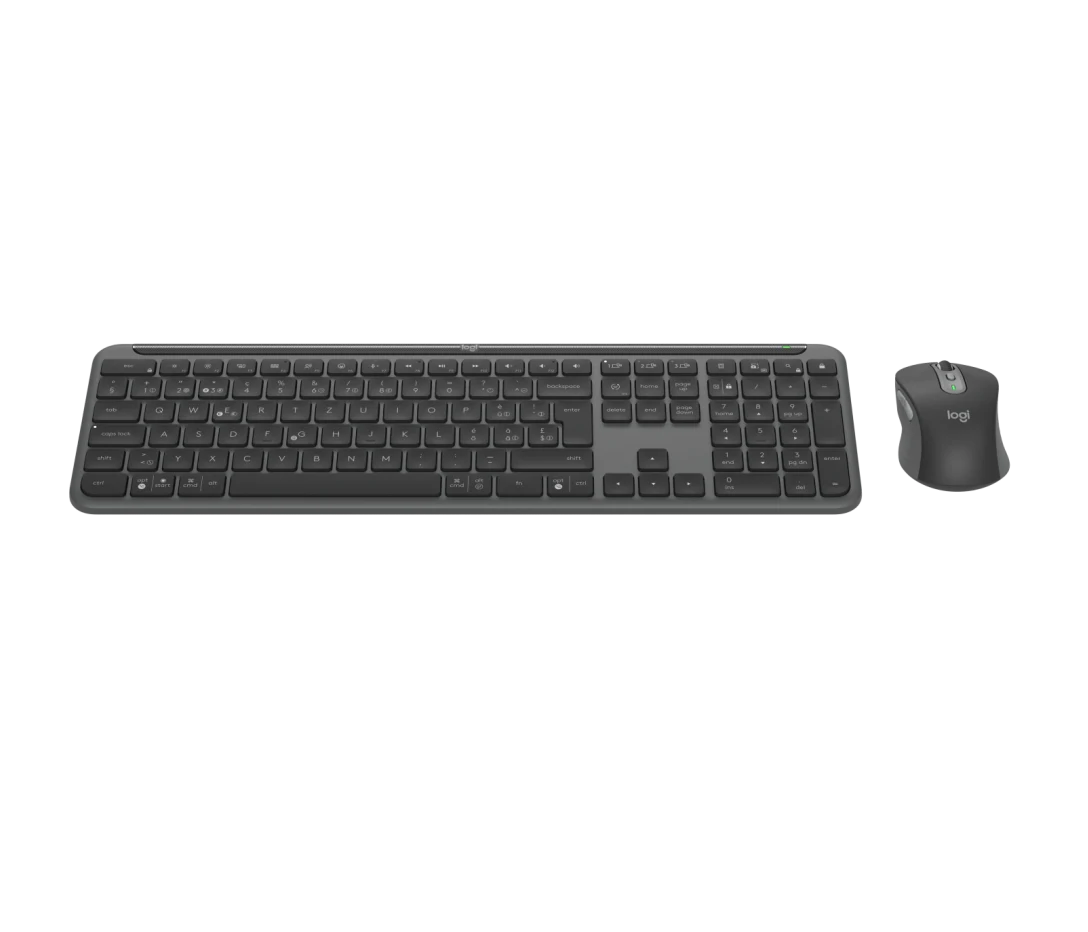 Logitech MK950 Signature Slim Combo Wireless Keyboard & Mouse – Full-Size, Multi-OS, 400–4000 DPI, With Box