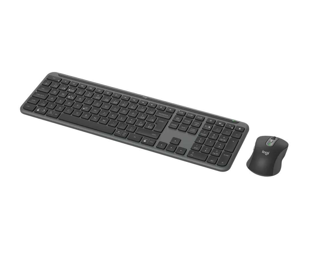 Logitech MK950 Signature Slim Combo Wireless Keyboard & Mouse – Full-Size, Multi-OS, 400–4000 DPI, With Box