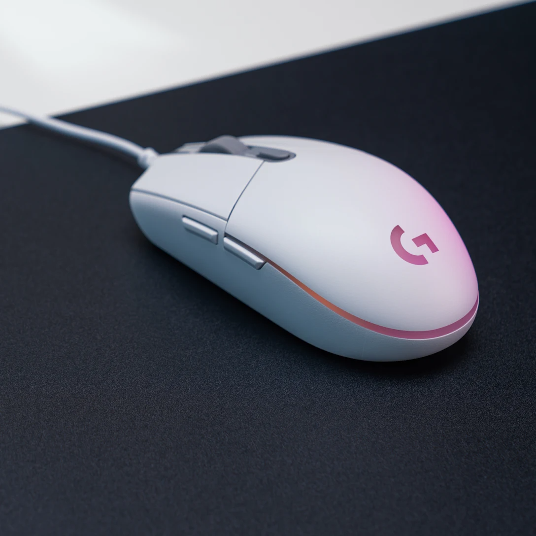 Logitech G102 Wired Gaming Mouse – LIGHTSYNC RGB, 8,000 DPI, 6 Programmable Buttons