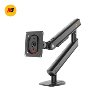 NB A3 Monitor Arm – Mechanical Spring, 17–32" Monitors, 9kg Capacity, Full Motion, Quick-Release VESA, Gunmetal Black