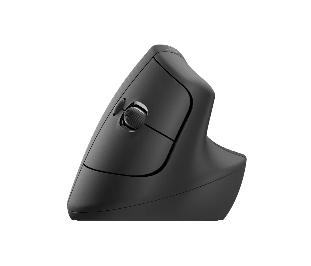Logitech Lift Vertical Ergonomic Mouse – 400–4000 DPI, 6 Buttons, Bluetooth & Logi Bolt, 24-Month Battery
