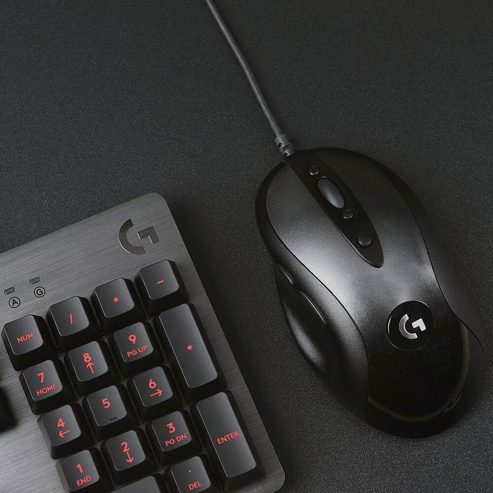 Logitech G MX518 Classic Gaming Mouse – HERO Sensor, Up to 16,000 DPI, 8 Programmable Buttons