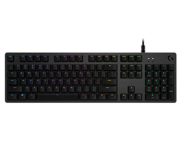 Logitech G512 Wired Gaming Keyboard – GX Blue Mechanical Switches, LIGHTSYNC RGB, USB Passthrough , NO BOX
