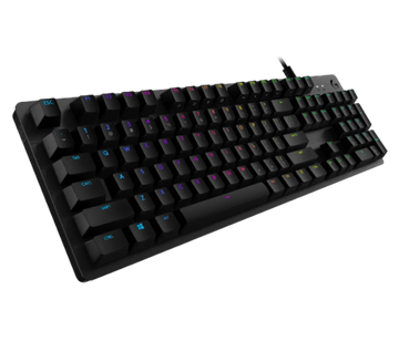 Logitech G512 Wired Gaming Keyboard – GX Brown Mechanical Switches, LIGHTSYNC RGB, USB Passthrough, Open Box