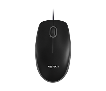 Logitech B100 Optical USB Mouse – 1000 DPI, 3 Buttons, Optical Tracking