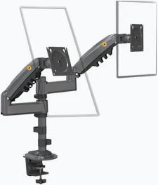 Monitor Arm H180 DUAL North Bayou NB  – 17–27" Screens, 9kg Per Arm, Full Motion, 2026 Version