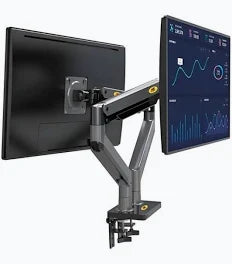 Monitor Stand Dual G35 North Bayou NB – Gas Spring Arms, 22–32" Screens, Up to 12kg Per Arm, Full Motion
