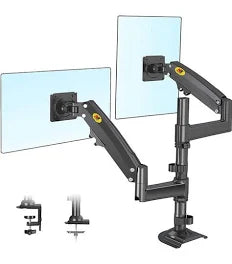 Monitor Arm H180 DUAL North Bayou NB  – 17–27" Screens, 9kg Per Arm, Full Motion, 2026 Version